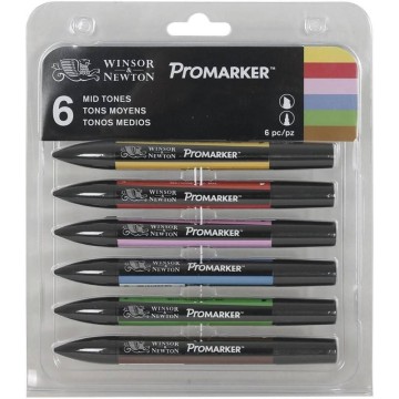 W&N PROMARKER SET 6 TONOS...