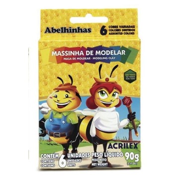 PLASTILINA 6 COL. X 15GR....