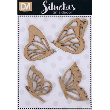 SET 4 MARIPOSAS DM