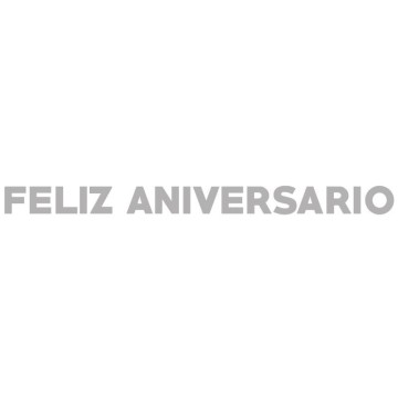 "FELIZ ANIVERSARIO" 10,5 CM...