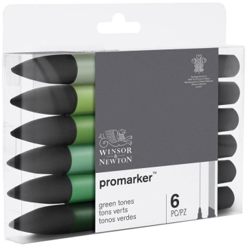 W&N PROMARKER SET 6 TONOS...