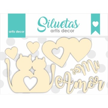 CHIPBOARD GATOS MI AMOR Y...