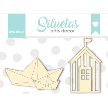 CHIPBOARD CASITA PLAYA Y...