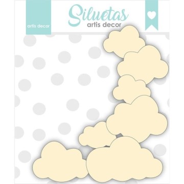 CHIPBOARD NUBES 12X14 CM