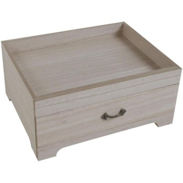 CAJA MADERA CON CAJON...