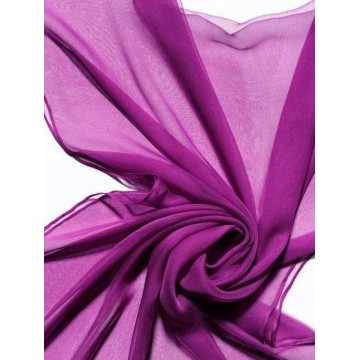 CHAL CHIFFON PURPLE 180X55 CM.