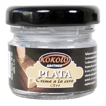 CREMA CERA KOKOLO 25ML.PLATA