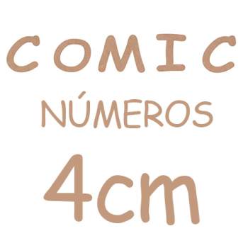 NUMEROS COMIC 4CM