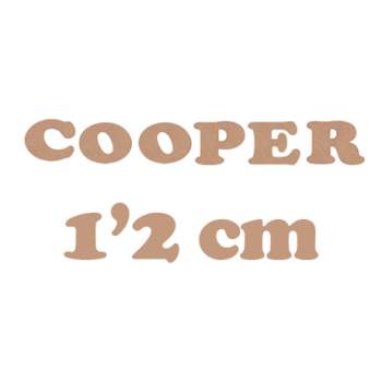 LETRAS COOPER 12 CM MAYUSCULA