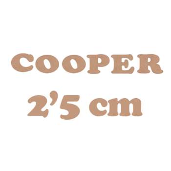 LETRAS COOPER 25 CM MAYUSCULA