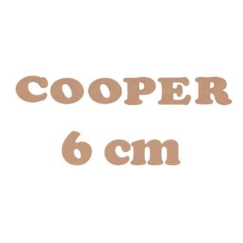 LETRAS COOPER 6 CM MAYUSCULAS
